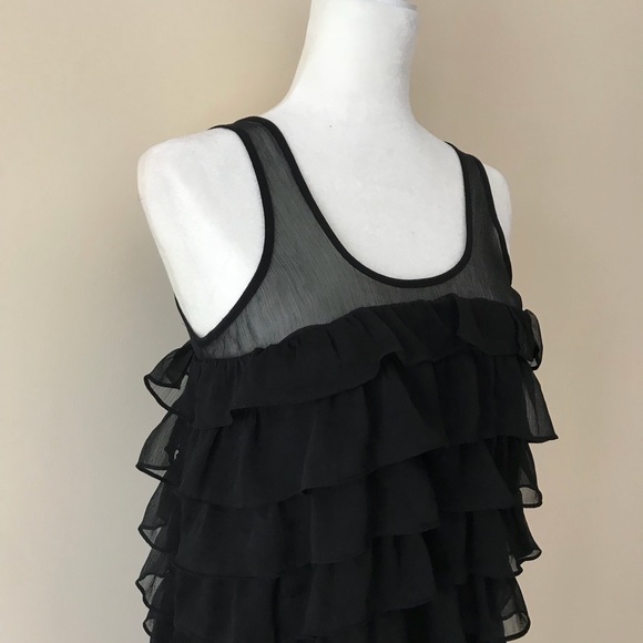 Aerie LBD ruffle dress - Picture 5 of 7